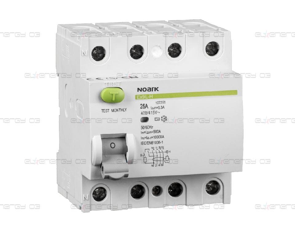 Дефектнотокови защити Ex9L-H 4P 16A 30mA